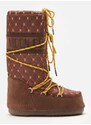 Sněhule Moon Boot Icon Quilted hnědá barva, 14029000.002