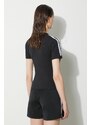 Tričko adidas Originals 3-Stripes V-Neck Tee černá barva, IU2416