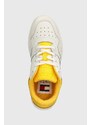 Kožené sneakers boty Tommy Jeans TJW RETRO BASKET ESS žlutá barva, EN0EN02505