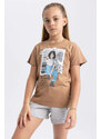 DEFACTO Girl Regular Fit Short Sleeve T-Shirt