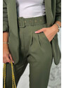 Fashionweek Italská souprava elegantního saka s kalhotami K80172B