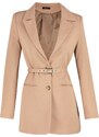 Trendyol Mink Premium Regular Lined Woven Blazer Jacket