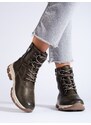 GOODIN Lace-up women's trappers Shelvt with decorative zipper