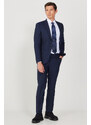 ALTINYILDIZ CLASSICS Men's Navy Blue Extra Slim Fit Slim Fit Sports Suit.