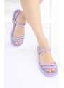 Madamra Lilac Women's Puffy Sandals