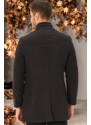 PLT8369 DEWBERRY COAT-PATTERNED LIGHT BLACK