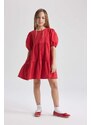 DEFACTO Regular Fit Cotton Woven Dress