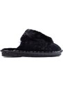 Women's black comfortable Shelvt slippers