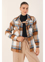 Bigdart 3958 Oversize Lumberjack Shirt - Tan