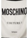 Hedvábný kapesníček Moschino bílá barva, M2898 E3548