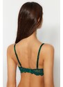 Trendyol Green Lace Capless Underwire Detailed Knitted Bra