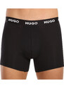 3PACK pánské boxerky HUGO černé (50503079 010)