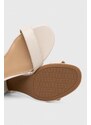 Kožené sandály MICHAEL Michael Kors Serena béžová barva, 40F2SEMA1L