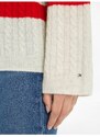Béžový dámský vlněný svetr Tommy Hilfiger - Dámské