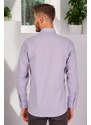 G726 DEWBERRY MEN'S SHIRT-PLAIN LILAC