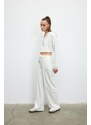 VATKALI Lace up cotton jogger trousers