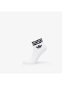 adidas Originals Pánské ponožky adidas Trefoil Ankle Socks 3-Pack White/ Black