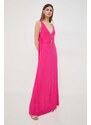 Šaty Pinko růžová barva, maxi, oversize, 103167.A17I