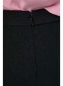 Kalhoty Pinko dámské, černá barva, jednoduché, high waist, 102861.7624