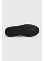 Kožené sneakers boty Karl Lagerfeld MAXI KUP černá barva, KL52224