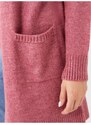 LC Waikiki Women's Shawl Collar Plain Long Sleeve Knitwear Cardigan