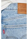 Džíny Levi's MIDDY STRAIGHT dámské, medium waist