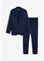 bonprix Oblek (2dílný): sako a kalhoty Modrá