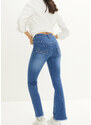 bonprix Strečové džíny, FLARED Modrá
