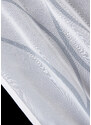 bonprix Průsvitná záclona s potiskem (1 ks) Bílá