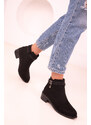 Soho Black Suede Women's Boots & Booties 18406