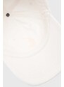 Bavlněná baseballová čepice Polo Ralph Lauren bílá barva, s aplikací
