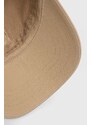 Bavlněná baseballová čepice Polo Ralph Lauren béžová barva, s aplikací