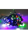 BERGE LED vánoční řetěz - 180LED - 18M - IP20 - 8 funkcí - multicolor