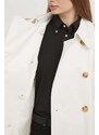 Kabát Lauren Ralph Lauren dámský, béžová barva, přechodný, dvouřadový