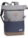 BESTWAY Batoh Rolltop Two Tone Grey/Blue