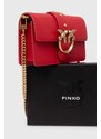 Kožená kabelka Pinko červená barva, 100064.A0F1