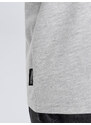 Ombre Clothing Pánské klasické bavlněné tričko BASIC - šedé V3 OM-TSBS-0146
