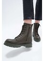 Yaya by Hotiç Women's Khaki Boots & Booties