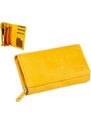 Leonardo Verrelli Dámská žlutá peněženka