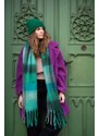 Art Of Polo Unisex's Scarf sz23311-3 Teal/Green