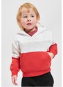 Urban Classics Kids Dívčí oversized 3-tónová kapuce s kapucí bílá/světle šedá/obrovská