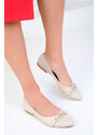 Soho Beige Women's Flats 18715