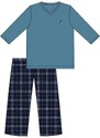 Pyjamas Cornette 124/240 Derby L/Y M-2XL teal