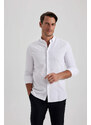 DEFACTO Modern Fit Shirt Collar Long Sleeve Shirt