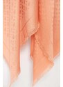 Šátek z vlněné směsi BOSS oranžová barva