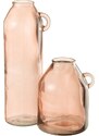 Růžová skleněná váza J-Line Nyland 45 cm