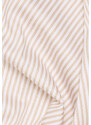 Dámská béžová proužkovaná košile ETERNA Regular stretch