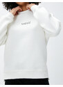 Koton Crewneck Sweatshirt with Slogan Printed Long Sleeved Ribbed