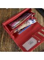 Dámská kožená peněženka Paolo Peruzzi IN-57 červená