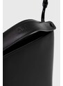 Kožená kabelka A.P.C. Sac Ashley černá barva, PXAWV.F61739.LZZ